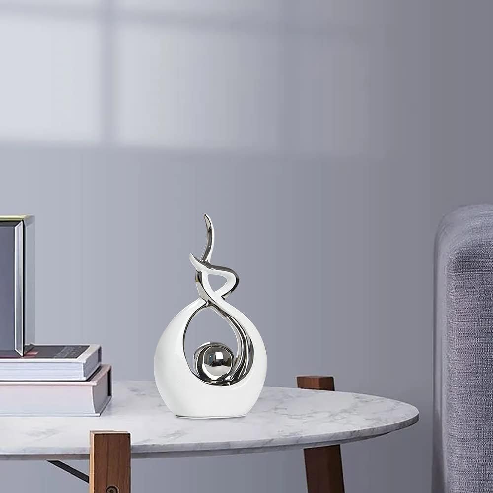 Modern Abstract Ceramic Statue Table Decor - Image 2