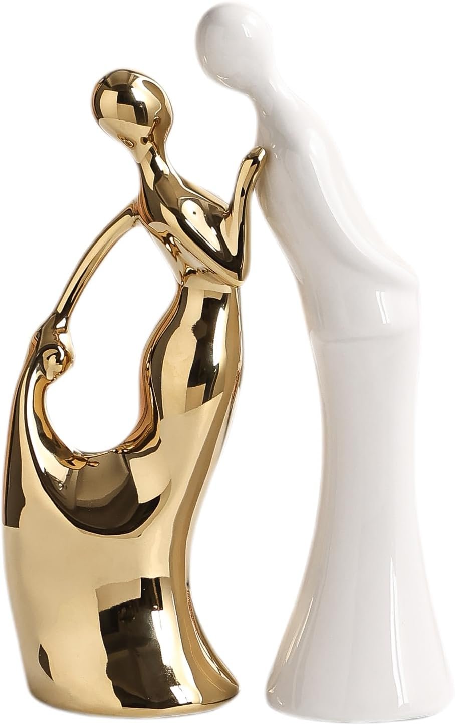 Modern Ceramic Couple Lover Sculpture Figurine