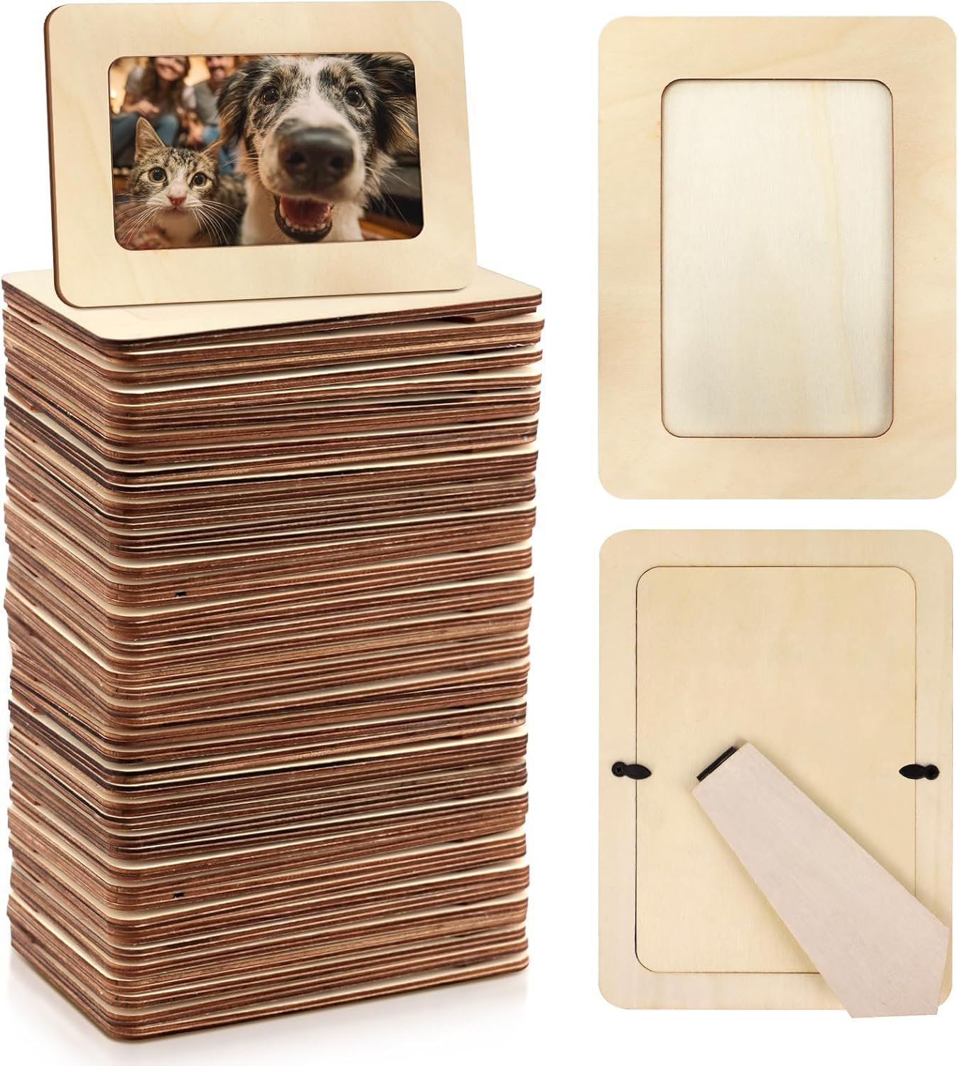 Wooden photo frame