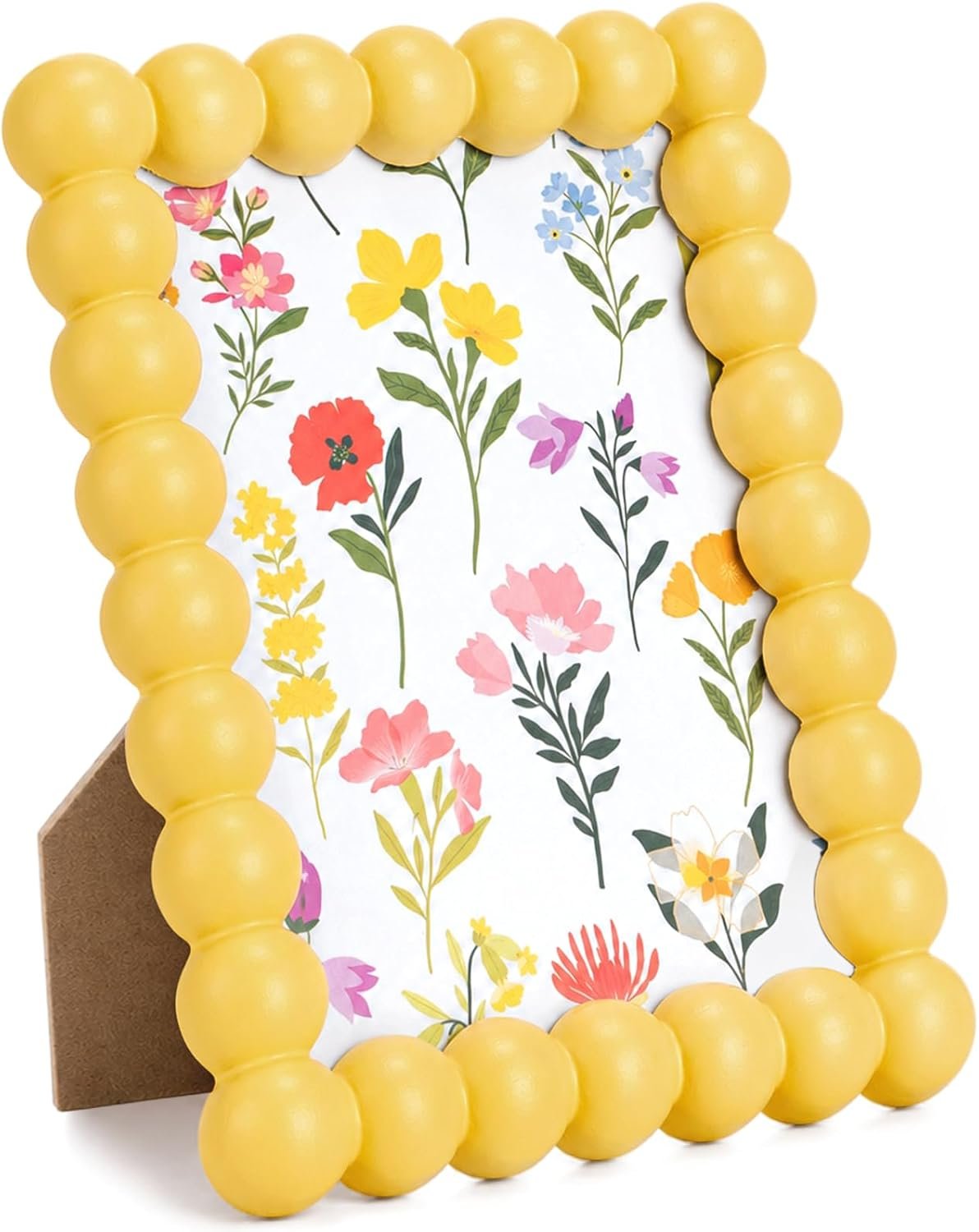 Beaded photo frame