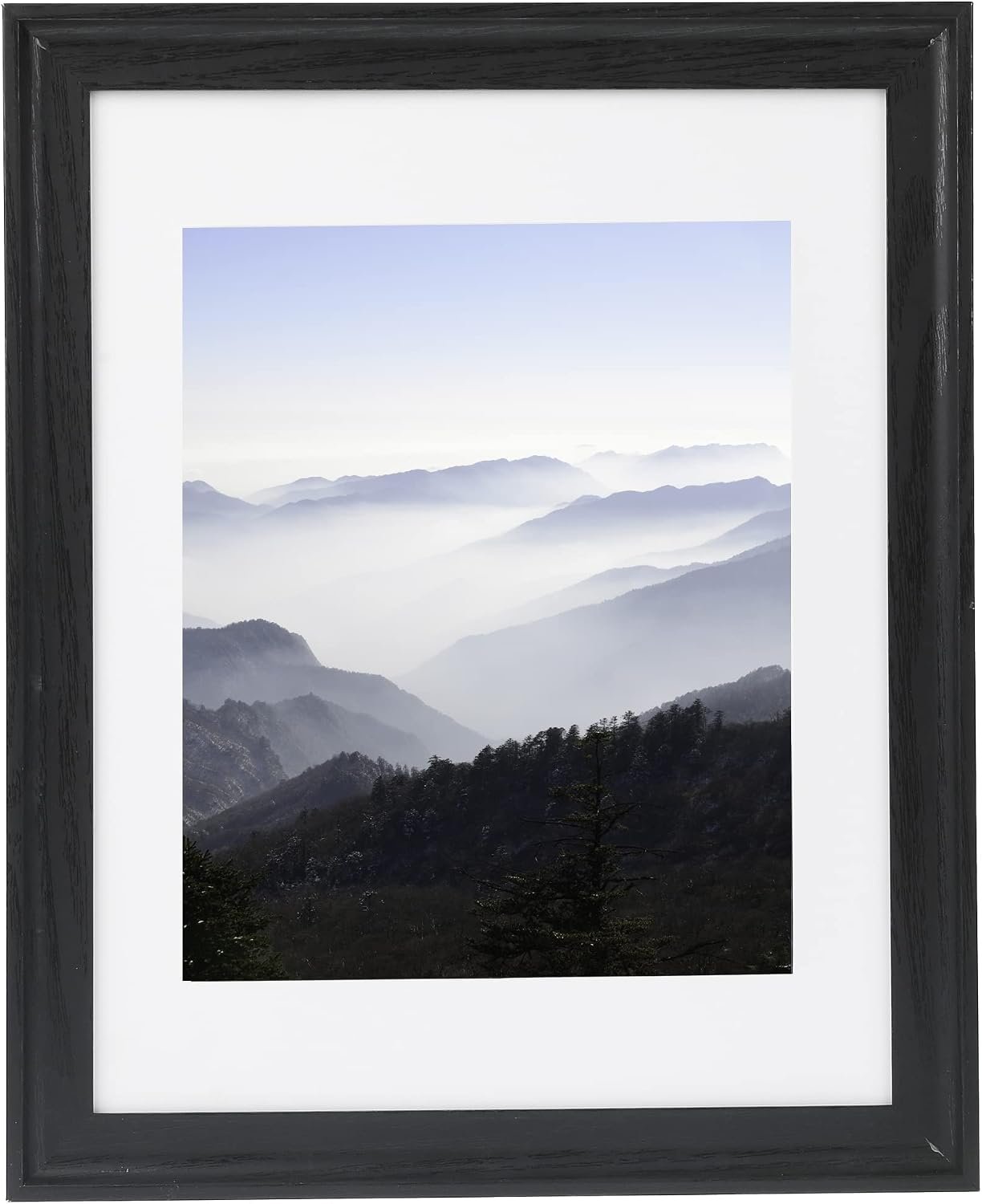 Wooden Certificate Frame with Mat Gallery Document Display