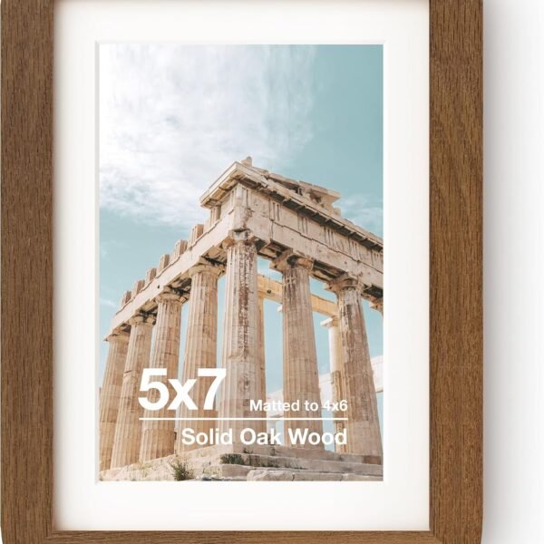 Solid oak photo frame
