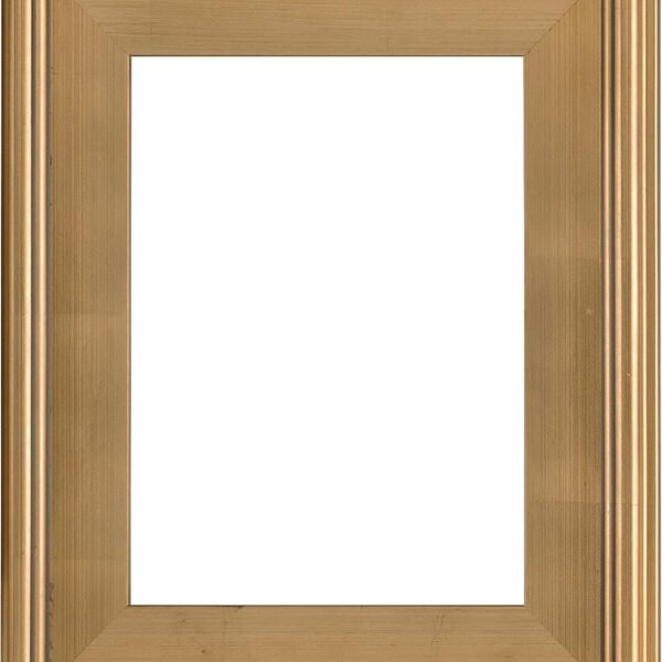 Gold Wooden Picture Frame for Art Panels Canvas and Photo Display